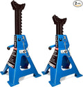 Car Jack Stands 3 Ton with Double Locking and Large Foot Base for Lifting Cars,SUVS,MPVS, Heavy Duty Steel, 6600 lb Capacity, 2 Packs