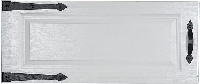 Household Essentials Hinge IT Premium Carriage House Handle & Hinge, Black Garage Door Magnet, 4 Hingle 2 Handles (Pack of 1)