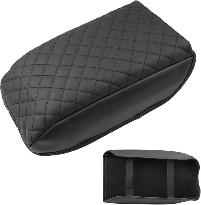 SXCY Fit for 2023 2024 Honda Accord LX EX Armrest Pad, Armrest Cover for 2023 2024 Accord Console Protection, Armrest Cushion for 2023 2024 Accord Console Protection Accessories (Armrest pad)