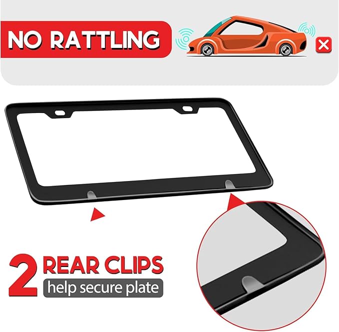 2 Pcs Sage Green Floral License Plate Frame Plant Flowers Stainless Steel License Plate Frames Holder Covers Auto Parts Decoration with Screws License Plate Holder for Car Accessories 12x6 Inch
