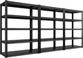 REIBII Garage Shelving 48.2" W Storage Shelves 3000LBS Metal Shelving Heavy Duty Adjustable Metal Shelf Industrial Pantry Shelves for Basement Garage Warehouse 72.2" H x 24.2" D x 48.2" W, 3 Pack