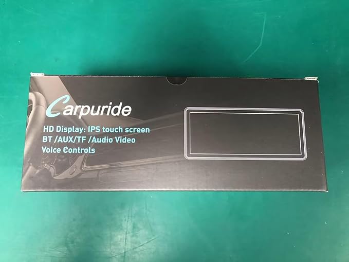 2025 Carpuride Wireless Carplay & Android Auto with Dash Cam - 10.26 Inch HD IPS Touch Car Play Screen for Car, 4K Front & 1080P Rear Camera, Loop Recording, Bluetooth Audio, Mirror Link, GPS, Siri