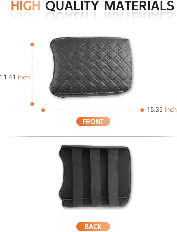 CDEFG for 2025 Nissan Armada Center Console Cover Armrest Box Cover for Armada (SV, SL, Platinum, Pro-4X, Platinum Reserve) 2025+ Accessories Console Arm Rest Protector