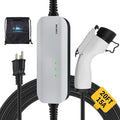 Level 1 EV Charger, 15A 110V Nema 5-15 Plug, Portable Electric Car Charger with 20FT Cable, Home Charging Station for All J1772 Electric Cars