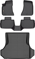 Binmotor-All Weather Floor Mats & Cargo Liner for Dodge Charger RWD 2011-2023/2011-2023 Chrysler 300 RWD, Heavy Duty Floor Liners, Charger Car Trunk Cargo Mat, Trunk Liner 3D Car Mats