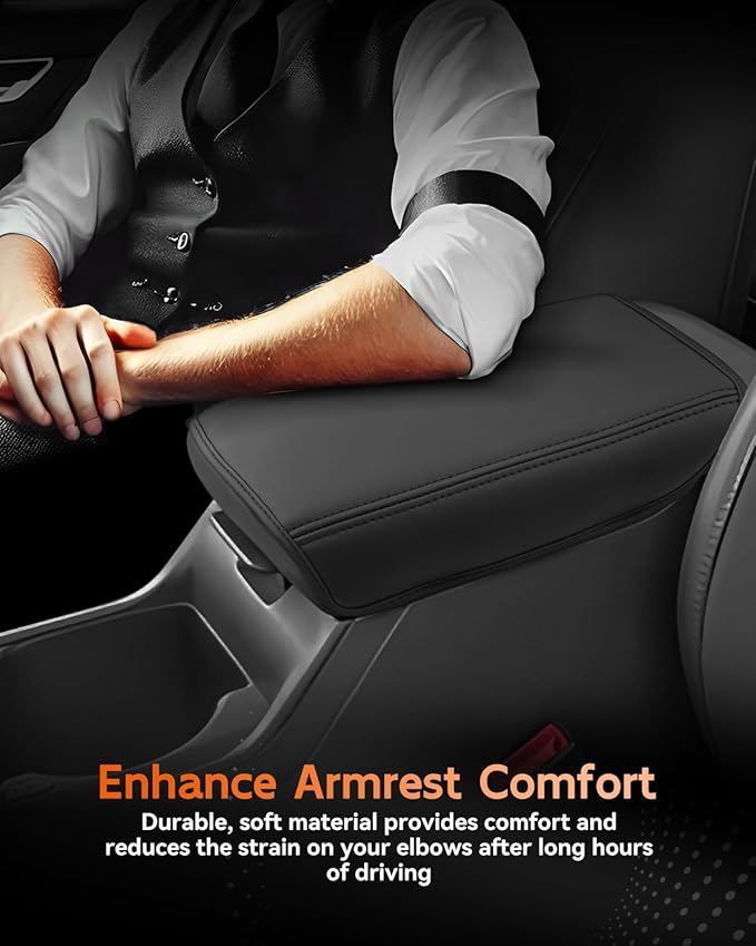 CDEFG for 2025 Kia K4 Center Console Cover Armrest Box Cover for K4 (LX, LXS, EX, GT-Line, GT-Line Turbo) 2025+ Accessories Console Arm Rest Protector