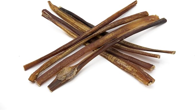 Best Bully Sticks 12 Inch Bully Sticks for Dogs - 12 Count (Pack of 1) - Natural, Easily Digestible, 100% Grass-Fed Beef, Grain and Rawhide Free