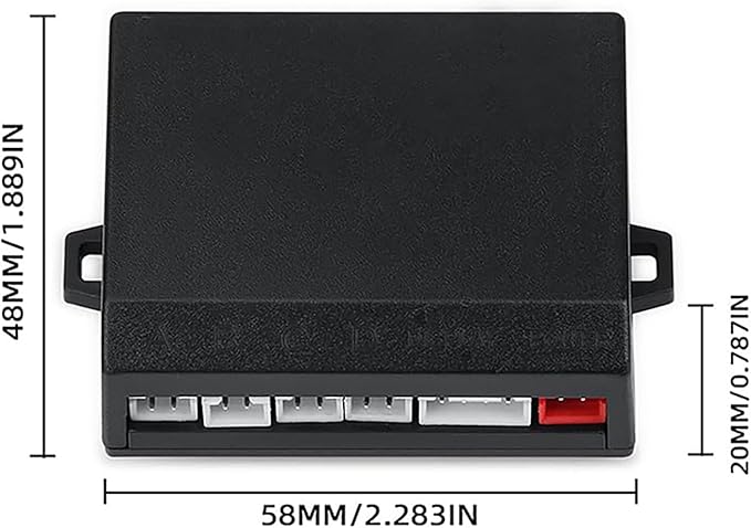 Radar Detectors 16 Color Options Adjustable Alarm Sound Professional Safety System(Dark Red)