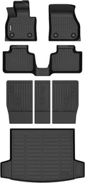 Binmotor-Floor Mats Cargo Liner Full Set for 2025 Mini Countryman(Not for SE/Electric Version), All Weather Car Mat Rubber Mat for Mini Countryman Trunk Liner Accessories Mats