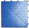 Big Floors GarageDeck Coin Pattern, Durable Copolymer Interlocking Modular Non-Slip Garage Flooring Tile (Royal Blue, 48 Pack of 12 x 12" Tiles)