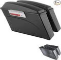 XFMT Motorcycle Saddlebags Matte Black Hard Saddle Bags Trunk For Harley Touring Road King Street Glide Road Glide Electra Glide Ultra Classic 1994-2013