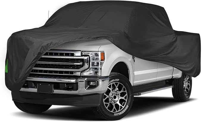 Proadsy 2025 Upgrade Car Cover for 2017-2025 Ford Super Duty F-250 Regular Cab 8 ft Bed All-Weather Windproof Waterproof UV Protection Defense Against Rain Snow Dust Sun Outdoor Truck Cover