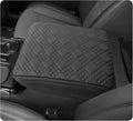 2025 2026 Silverado EV Center Console Cover Compatible with 2024 2025 2026 Silverado EV/GMC Sierra EV Accessories 2025 2026 Silverado EV/GMC Sierra EV Armrest Cover Armrest Console Cover(Thick Black)