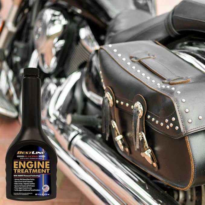 BestLine Racing Diamond Nano-Lubricant Engine Oil Additive For Gas & Diesel Engines.- Made in the USA. Reduce Friction by 60% - High Performance, Engine Protection, and Extend Oil Life