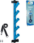 U.S. Pool Supply Pool Equipment Storage Rack Tool - Pool Organizer, Holds Cleaning Accessories, Skimmer Nets, Brushes, Vacuum Heads, Vacuum Hoses, Pole Hanger, Hot Tub Spa Maintenance Accessory Holder