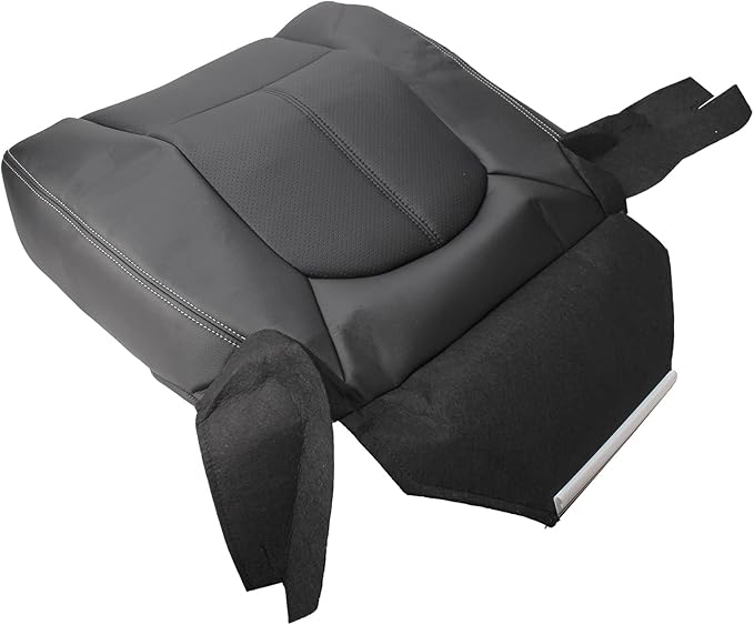 AUTOKAY Car Seat Covers for Ford Ford F250 F350 F450 F550 11-16, 4 Pcs Waterproof Faux Leatherette Cushion Cover Front Bottom & Top Back Synthetic Leather Seat Cover Black