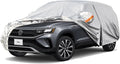 Kayme 6 Layers SUV Car Cover Custom Fit for VW Volkswagen Taos(2021-2025) Waterproof All Weather for Automobiles, Outdoor Full Cover Rain Sun UV Protection.Silver