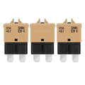 GLOSO Circuit Breaker E39 (T3) Manual Reset Fuse for Car Truck RV Automotive Marine Boat Trolling Motor & Custom Wiring Audio Battery Protection/Low Profile ATC/ATO (5A - 3 Pack)