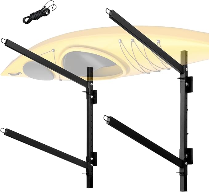 Kayak Storage Rack, Heavy Duty Freestanding Sup Storage Stand for Outdoor Use, Storage Rack for Kayaks, SUPs, Canoe and Paddleboard,…