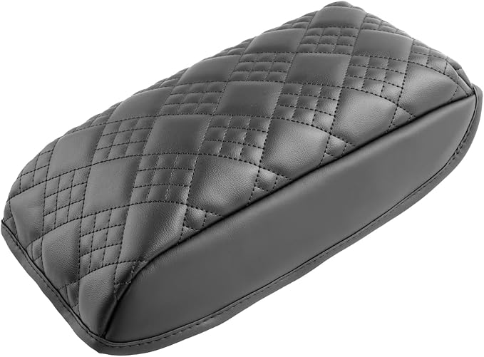 SXCY for 2025 Nissan Kicks Armrest Cover Pad for 2025+ Nissan Kicks Center Console Cover 2025 Kicks Middle Console Cover 2025 Kicks Center Console Armrest Cover Cushion (1.18 Inches-Added Pad)