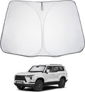 LUWU for 2024 2025 Lexus GX550 Windshield Sun Shade 2025 Lexus GX550 Windshield Sunshades 2024 2025 Lexus GX550 Accessories Foldable Sunshade Cover Block UV Ray Lexus GX550 Front Window Sunshade