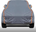 KEYOOG Universal Waterproof Heavy Weight Full Car Covers, Fit SUVs, All Weather, Outdoor Full Cover Weatherproof UV Sun Protection Snow Dust Storm Resistant with PEVA Cotton, Fit Length 178"-189"