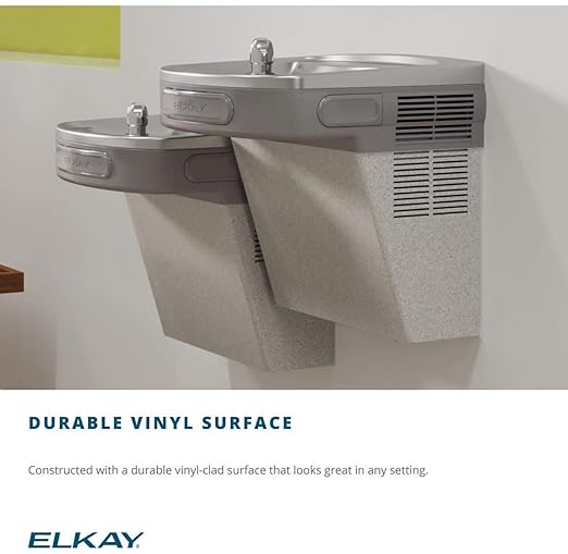 Elkay EZS8L Wall Mount ADA Cooler Non-filtered Refrigerated Light Gray Granite