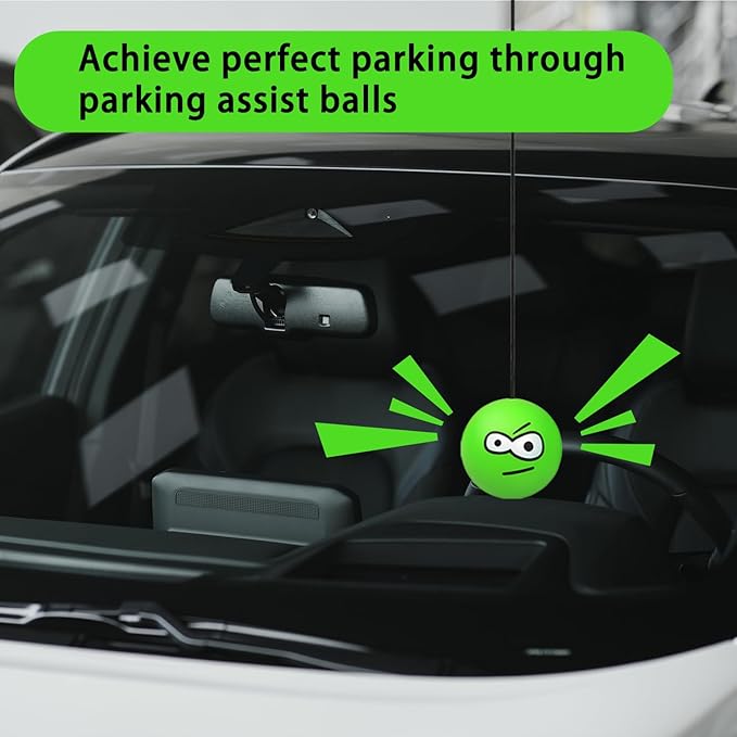 2 Pack Garage Parking Aid - Double Car Parking Assist System with Telescopic Adjustable Length