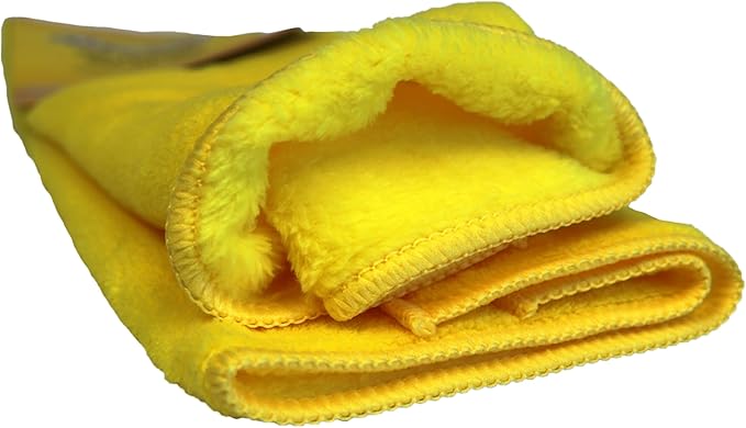 Formula 1 Super Shine Microfiber Towels - For Heavy Polishing or Light Dusting - 16" x 16" - Set of Two