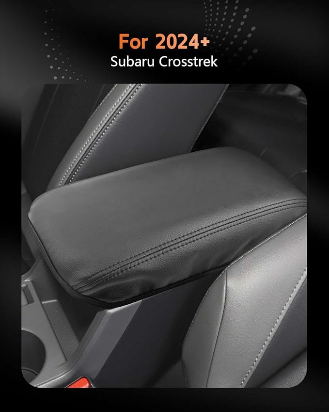 CDEFG for Subaru Crosstrek 2024-2025 Center Console Cover Armrest Box Cover for Crosstrek (Premium, Sport, Limited, Wilderness) 2024 2025 Accessories Console Arm Rest Protector