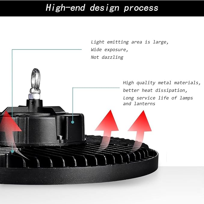150W UFO LED High Bay Light, (150W-1Pack)