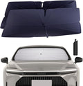 Windshield Sun Shade Umbrella for 2023-2025 Toyota Crown Accessories: Custom Fit 240T Silver, Double Thickened, Foldable Sunshade Window Sun Visor, Ultimate 99% UV Blocking for XLE, Limited, Platinum