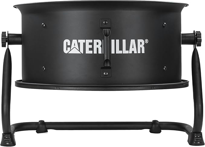 CAT by CATERPILLAR HVD-18AC - 18-inch High-velocity Drum Air Circulator Fan with 360-degree Pivoting Head and Dual Ball Bearing 4-speed Motor, Black…