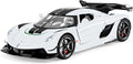 Toy Cars Model Jesko 1/22 Diecast Metal Sports Toy Cars for Boys, Alloy Collectible Model Car with Sound and Lights, Race Model Car for Kids