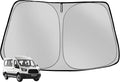Windshield Sun Shade for 2015-2025 Ford Transit Wagon XL,Wagon XLT,Connect Van XL Foldable Sun Sunshade for Car Front Window Automotive Interior Protector Custom Fit Accessories