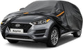 Kayme 7 Layers SUV Car Cover Custom Fit for Hyundai Tucson (2004-2025) Waterproof All Weather for Automobiles, Outdoor Full Cover Rain Sun UV Protection.Black