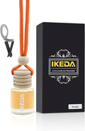 IKEDA Car Air Freshener, Car Fresheners for Men & Women, 45+Day Long Lasting Fragrance Hanging Air Fresheners Scents, with Clip, Perfect for Auto and Home,10ml, Citrus