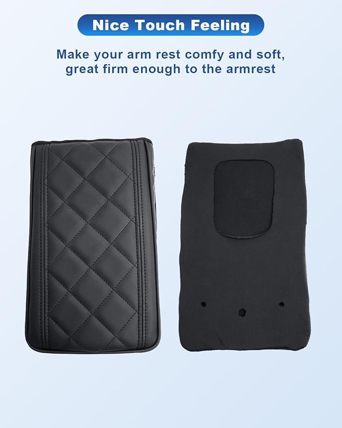 CDEFG Compatible with 2025 Hyundai Tucson Limited Center Console Cover for 2025 Tucson Limited/ 2025 Tucson Hybrid Accessories Armrest Cover 2025 Tucson Middle Console Arm Rest Pad