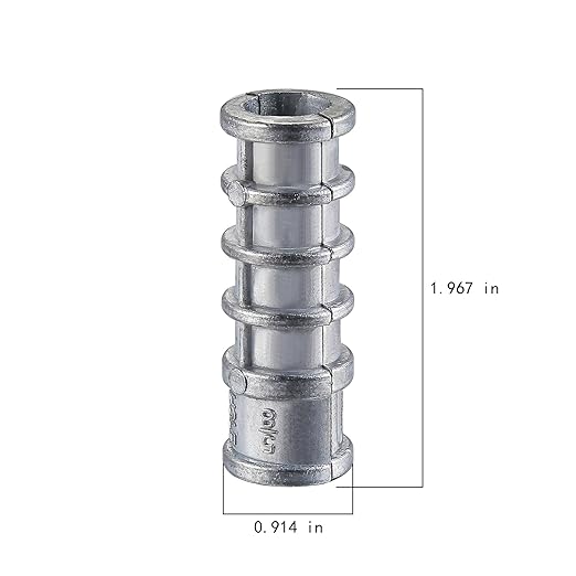 Wensilon(30pcs) 5/8 * 2 Lag Shield Anchor Long Zinc Alloy Bolts Concrete Anchors, Zinc Alloy Masonry Anchors Hole