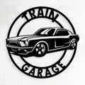 Personalized Papa's Workshop Metal sign, Custom Dad's Garage Metal Sign, Dad's Birthday Gift Shop Sign For Dad Mechanic Wall Sign, Wall Sign, Custom Name for Men Boyfriend Fathers Day Workshop