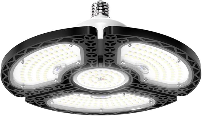 LED Garage Light 80W Deformable LED Ceiling Lights 12000 Lumens Led Shop Lights for Garage