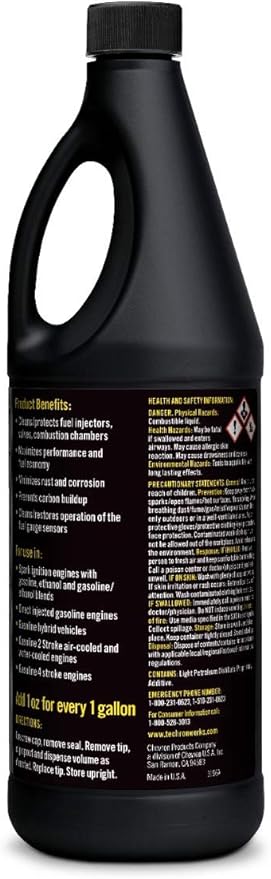 Chevron Techron Concentrate Plus Fuel System Cleaner, 32 oz, Pack of 6