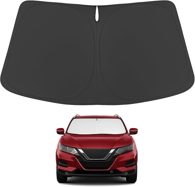 Proadsy for Nissan Rogue 2014-2020 Windshield Sun Shade 4-Layer Foldable Front Sunshade Protector Sun Visor Blocks UV Rays Keep Car Cooler