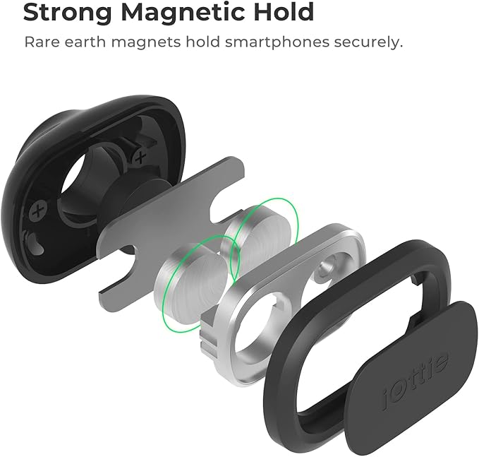 iOttie iTap 2 Magnetic Air Vent Car Mount Holder, Cradle for Samsung Galaxy S22, Google Pixel 7, Motorola Moto G, OnePlus 10, Sony Xperia & Other Android Smartphones & Other Smartphones