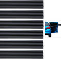 Garage Wall Protector Strip Car Door Protector, Self-Adhesive Rubber Garage Wall Guards for Car SUV Doors, Waterproof Wall Bumper Guards for Cars - 2.75x16 Inches 6 Packs - Black