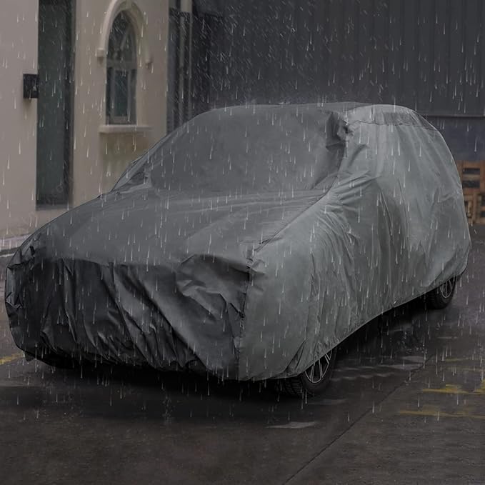 XCAR Ultra Light Waterproof SUV Car Cover for Automobiles All Weather Protection, Windproof & Breathable, Fits Cars Up to 230"