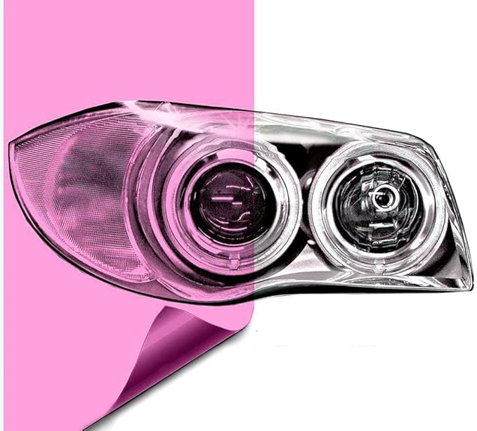 VViViD Air-Tint Headlight/Tail Light Window Tint (12" x 48", Pink)