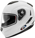 Motorcycle Helmet Bluetooth 5.0 Integrated New EPS FreedConn BM2-S Modular Flip Up Dual Visor Motorbike Helmet DOT FMVSS-218 Approved MP3 FM for Adults Men Women