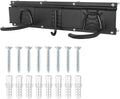 Bike Storage Rack Wall Mount Garage Hanger for 2 Bicycles & 1 Helmets, Adjustable Bike Rack Holds Up to 100Lbs