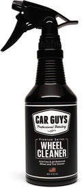 CAR GUYS Wheel Cleaner | Effective Rim and Tire Cleaner | Safe & Versatile Brake Dust Remover for Alloy, Chrome, Aluminum Rims, White Wall Tires, and More! | 18 Oz
